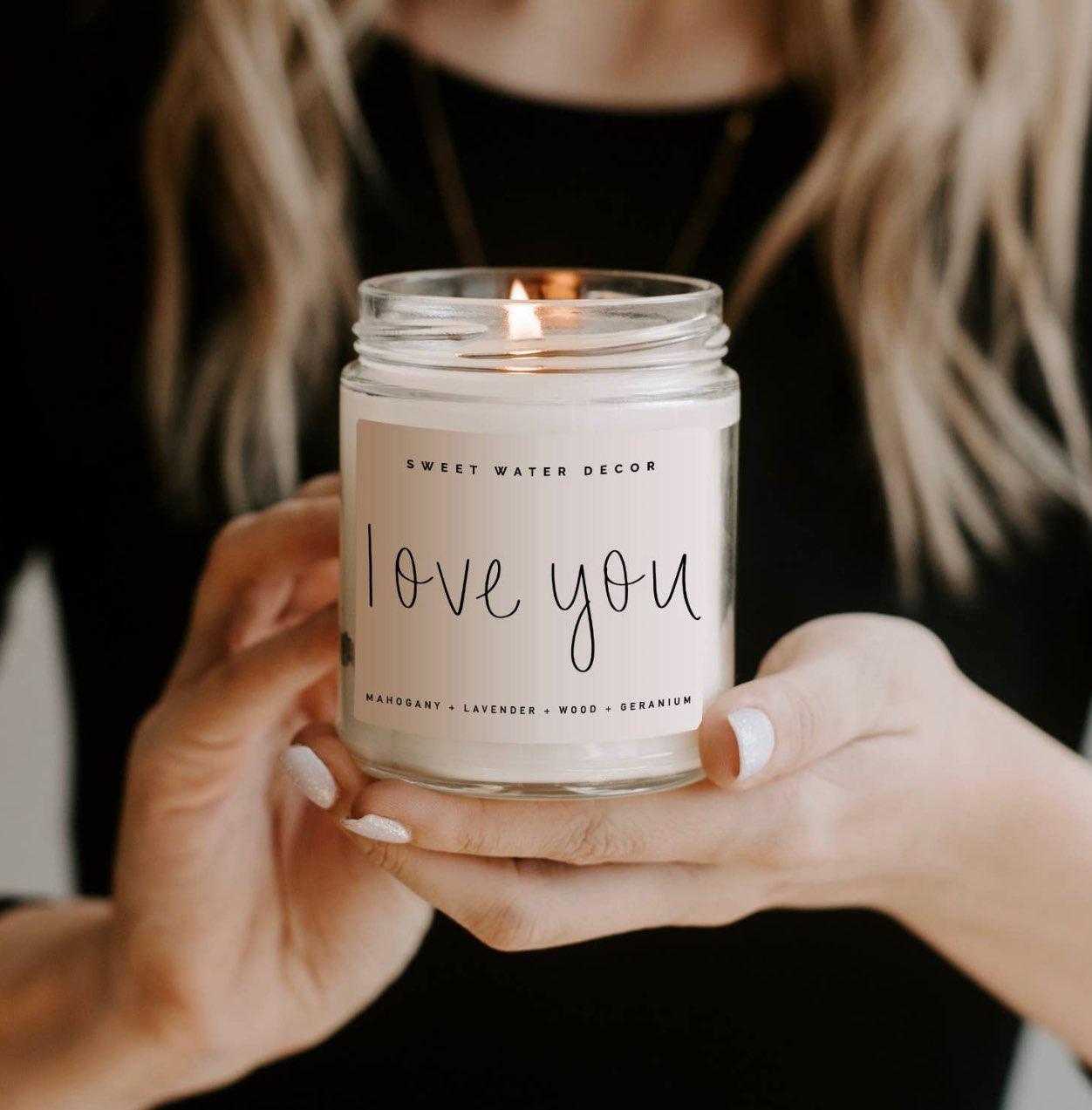 Love You Candle